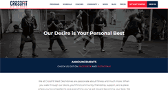 Desktop Screenshot of crossfitwdm.com